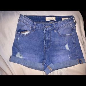 High Waisted Denim Pacsun Shorts